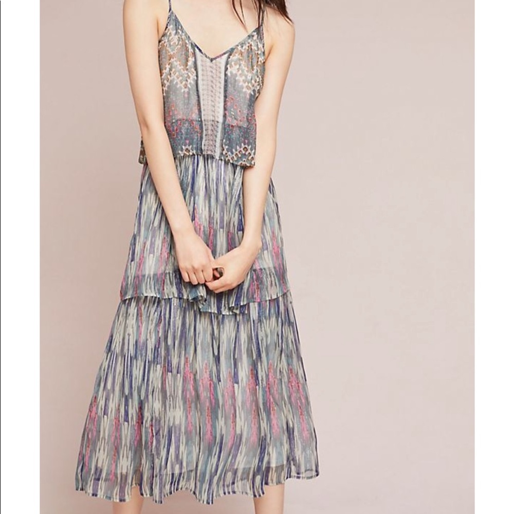 Josie Tiered Maxi Dress by Anthropologie